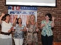 Rah Rah...Sis Boom...Bah...Nancy, Regina, Marsha, and Maureen cheering the crowd